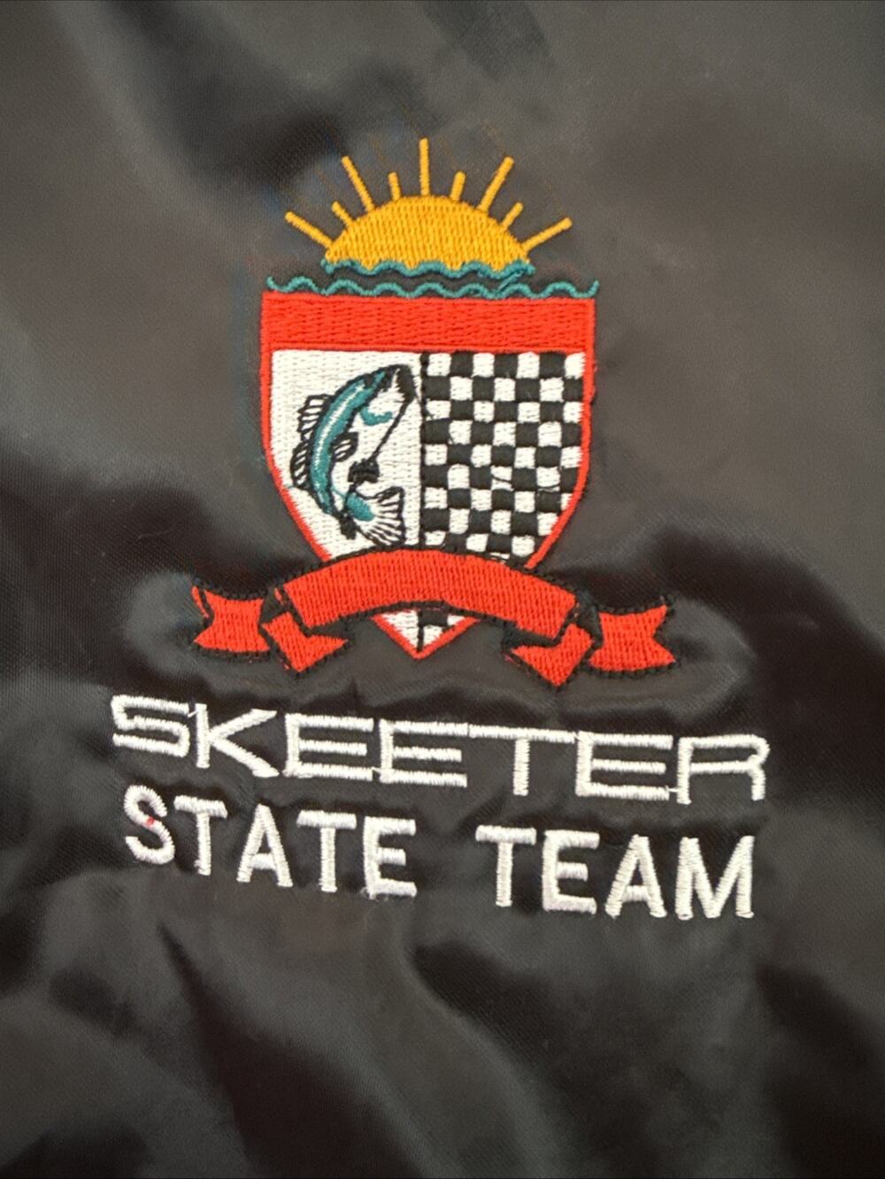 Howe Skeeter State Team Men’s XL Black Snap Nylon Jacket